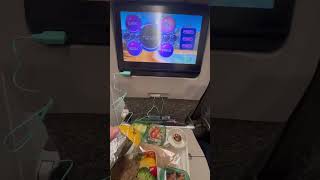 [Airplane Foo] Eva air - BKK to San Francisco #food #foods  #airplane #evaair #inflightfood #shorts