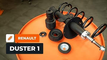 How to change a rear suspension strut on the RENAULT DUSTER 1 [AUTODOC TUTORIAL]