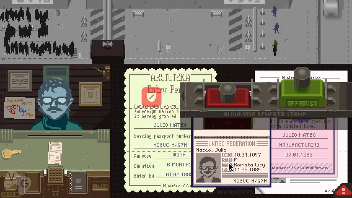 Papers, Please (Full Game) - Part 2 - Gameplay & Commentary 