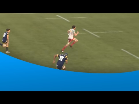 Charlie Matthews scores a brilliant solo try