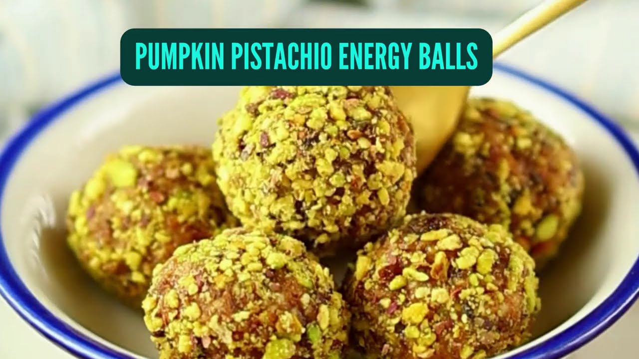 PUMPKIN PISTACHIO ENERGY BALLS