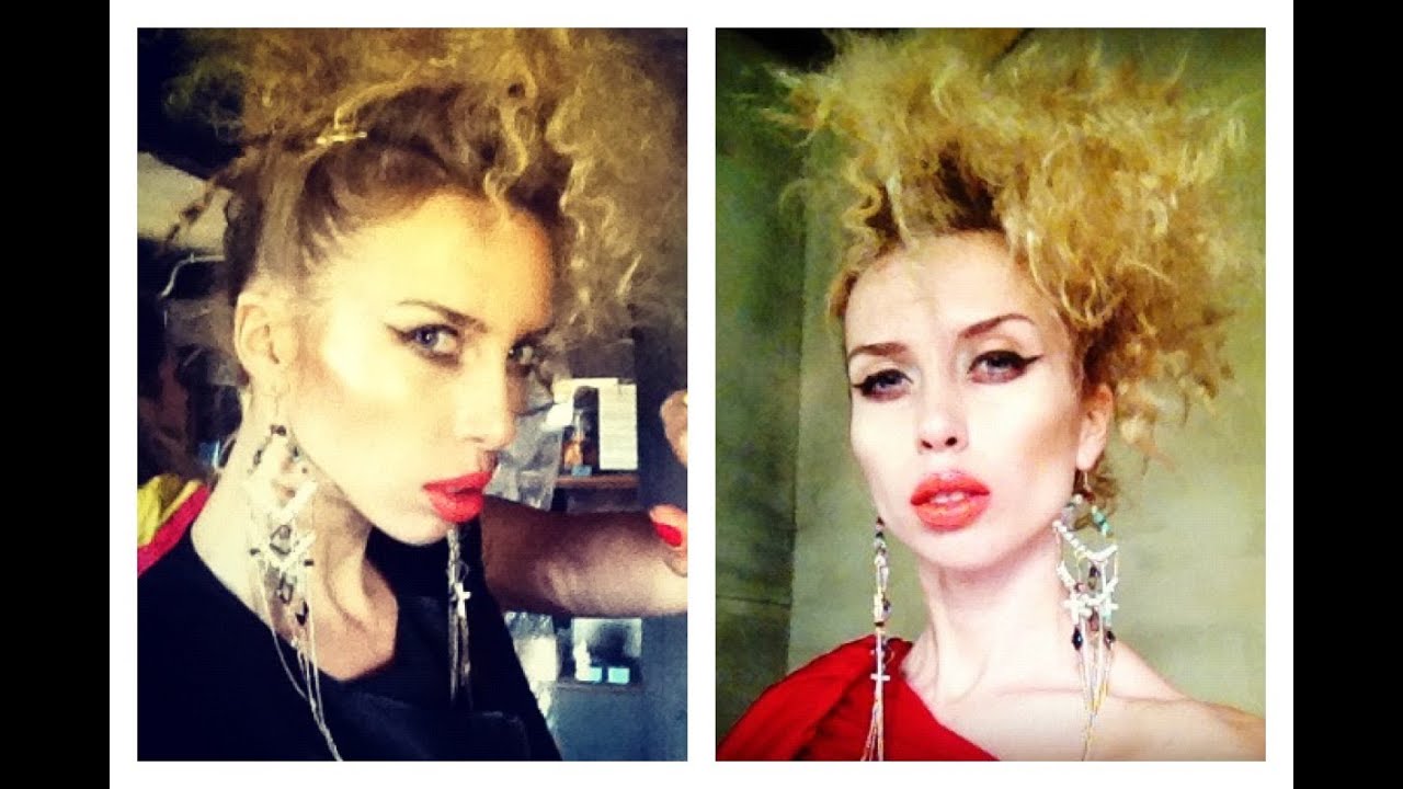 Мелкие кудри.Накручивание волос на папильотки . - YouTube