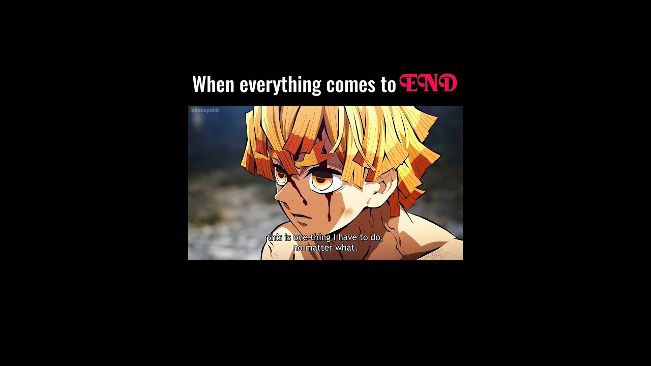 AnimeEdits#zenitsu#demonslayer#animequotes#gojo