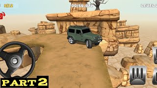😱DANGEROUS Road || Mountain climb 4x4 car drive || Offroad Part 2 #cargames #jeep #androidgames screenshot 3