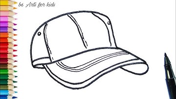 How To Draw A Baseball Hat