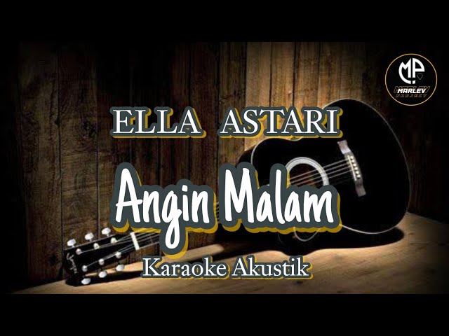 Angin Malam - Ella Astari // Karaoke Akustik (Lirik) class=