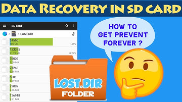 LOST.DIR Folder in sd card | Is it Ok to DELETE? | How to get Prevent from it?