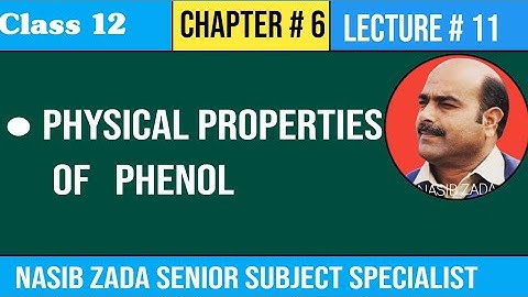 physical properties of Phenol // CHEMISTRY CLASS // PASHTO  // @NASIBZADASSS