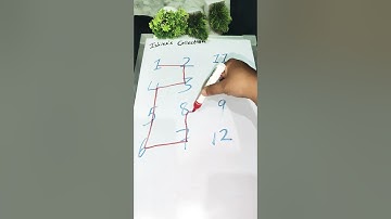 Draw a Checkered Path With Numbers #shorts #art #drawingtutorials #viral