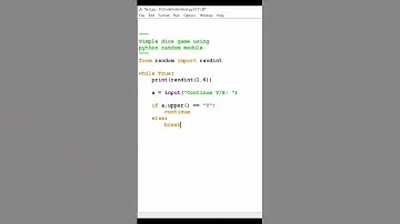 dice game using python random module #shorts #coding #python #pythonprogramming #pythontricks