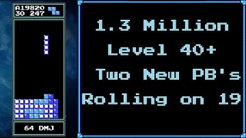 NES Tetris: Score PB and Level PB in the SAME GAME! - 1,360,840 + Level 42