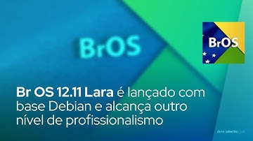 Br OS 12.11 Lara é lançado com base Debian e alcança outro nível de profissionalismo