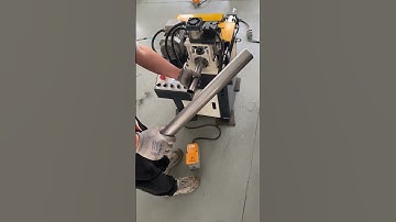 How to chamfer stainless steel pipes?#pipechamfermachine#stainlesssteelpipechamfer#shorts