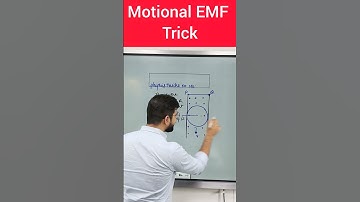 Motional EMF Short Trick | Electromagnetic induction Trick #shorts #physicstricks