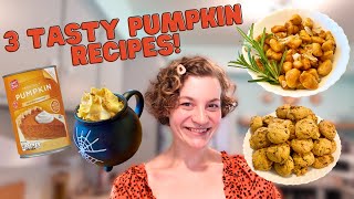 CANNED PUMPKIN RECIPES! 3 GREAT DISHES MADE WITH CANNED PUMPKIN! by Claire Risper 636 views 6 months ago 11 minutes, 29 seconds