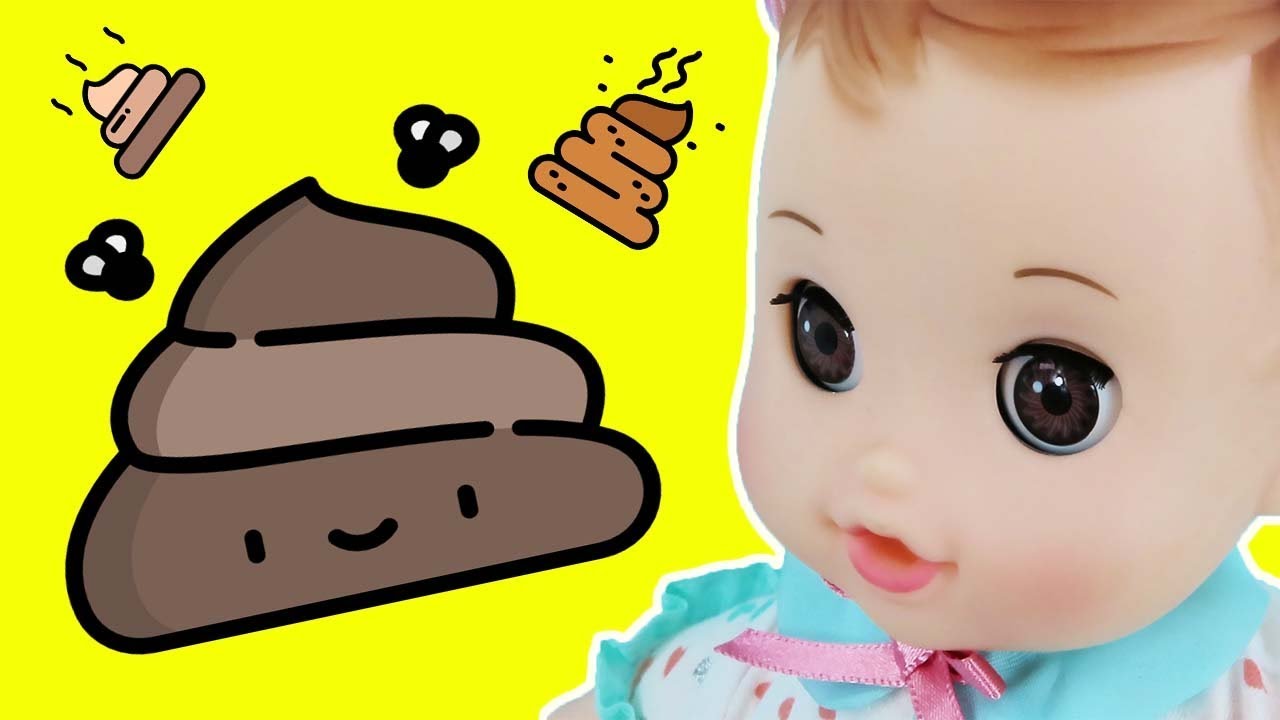 바른생활 콩콩이 응가놀이 변기놀이 멜로디밥솥 과일자르기 Baby doll toilet poop toys play YouTube