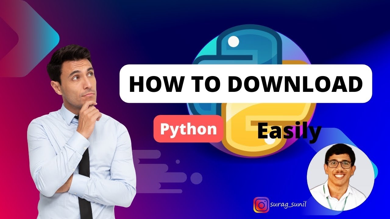 How to install Python | Eng Sub || Surag Sunil YTV Studio - YouTube