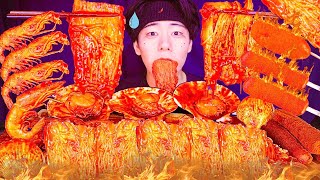 【激辛の夏】えのきをブルダック漬けにして激辛えのき作って爆食いしたら汗ふきだした..