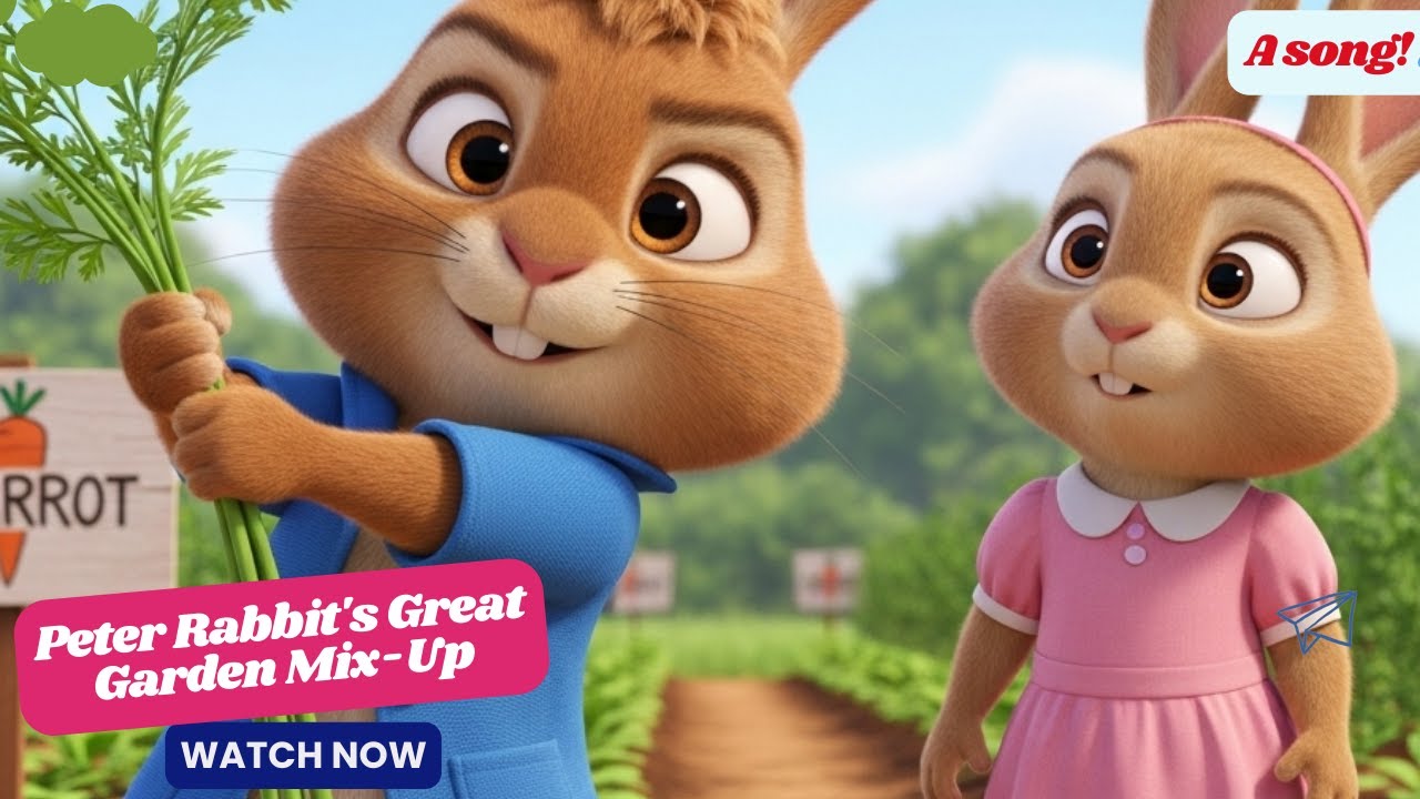 The Garden Mix-Up Song! 🥕| A Funny Peter Rabbit Song About Cleaning Up ...