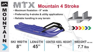 C&A Pro Skis - Mountain Xtreme (MTX) Ski Overview
