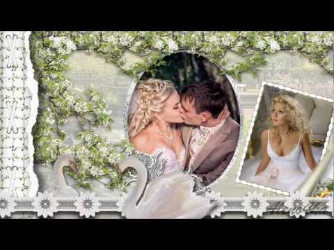 Свадебное слайд шоу на заказ. Proshow Producer project 'Wedding Swans'