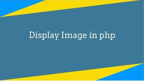 How to display image from mysql database in php in hindi
