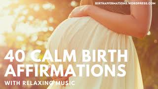 Birth Affirmations Spoken - Calm Birth Affirmations Music screenshot 5