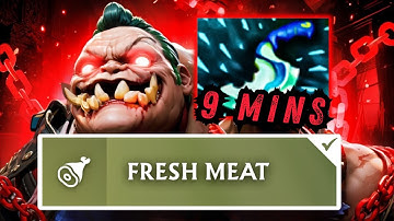 Pudge Hero Farmer Everywhere on the Map 🔥 Complete 9MIN Blink Dagger 33Kills 🔥🔥🔥  Insane Game Dota 2