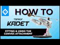 HOW TO: TSPROF KADET FIT AND SHARPEN USING THE CONVEX MINI ATTACHMENT