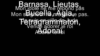 Eths - Adonaï (Lyrics)