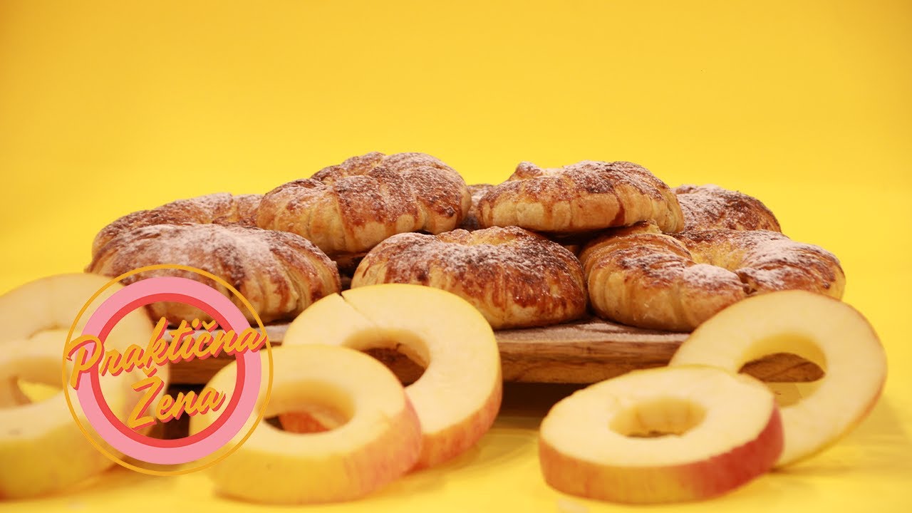 Praktična žena – Venčiči od lisnatog testa i jabuka