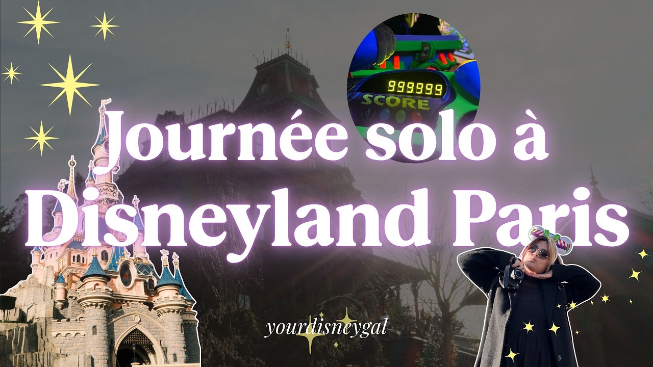 VLOG I Ma première fois en solo à Disney 💁🏻‍♀️​😱​