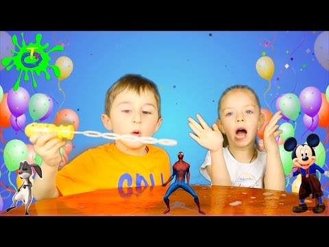 ალექსანდრემ და ანასტასიამ გადაწყვიტეს მოკითხვების დღეს უამრავი საპნის ბუშტი გაბერონ. ☼მოკითხვები☼