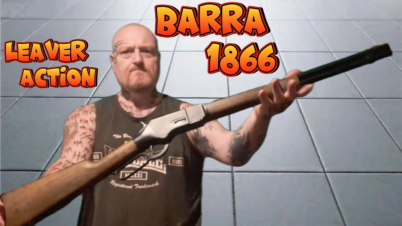 BARRA 1866 Shell Ejecting Air Rifle - co2 - YouTube