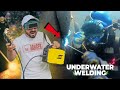 हमने किया पानी के अन्दर वेल्डिंग - फट गई 😵 !! Under Water Welding - Most D***erous Work In The World