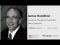 James hamilton on sanctions energy prices and the global economy