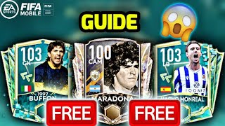 HOW TO GET FREE 100 MARADONA, BUFFON & PEPE FROM FLASHBACK EVENT FIFA MOBILE 21 GUIDE FLASHBACK