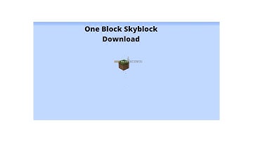 How to Download Oneblock Skyblock (1.15-1.16.4)