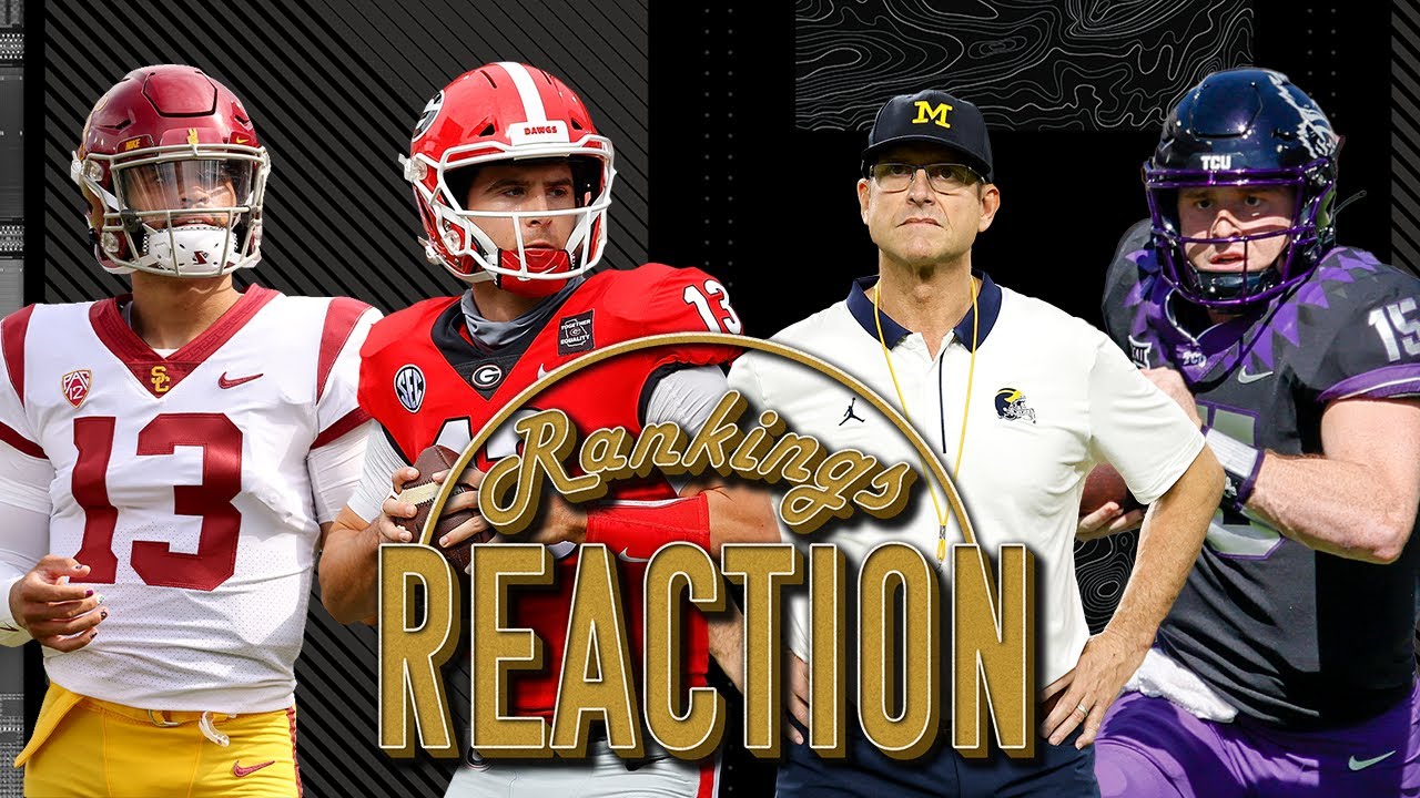 ⁣Reacting to CFP Rankings, Top 5 Finishes This Season, Plus Cheeziest Chain | Rankings Reaction