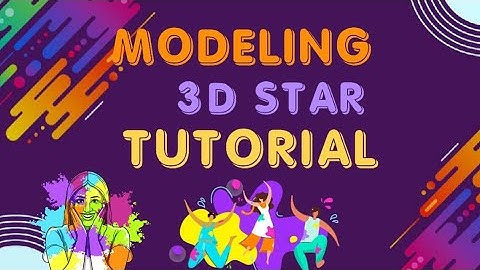 Metasequoia 4 Tutorial For Beginner Level 2 : How To Make 3D Star#phionestudio