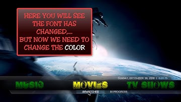CHANGE THE SUB-MENU FONT AND COLOR IN THE XML (AEON NOX 5)