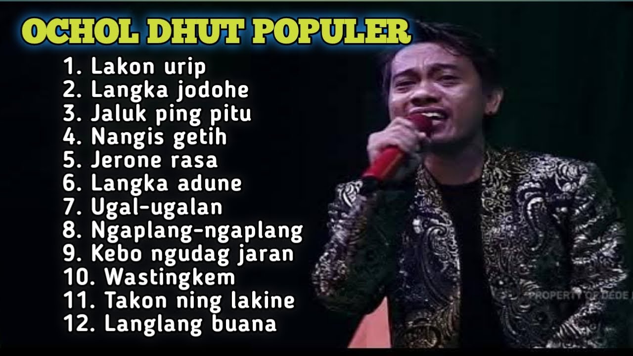 OCHOL DHUT COVER POPULER 2025 FULL ALBUM_Lakon urip_jaluk ping pitu
