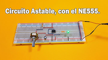 Circuito temporizador astable, con el NE555, ensamble paso a paso