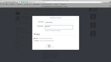 Creating & Using Twitter Lists