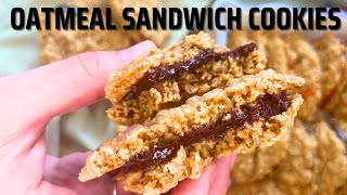 The BEST Oatmeal Sandwich Cookies || Easy Snack Recipe!