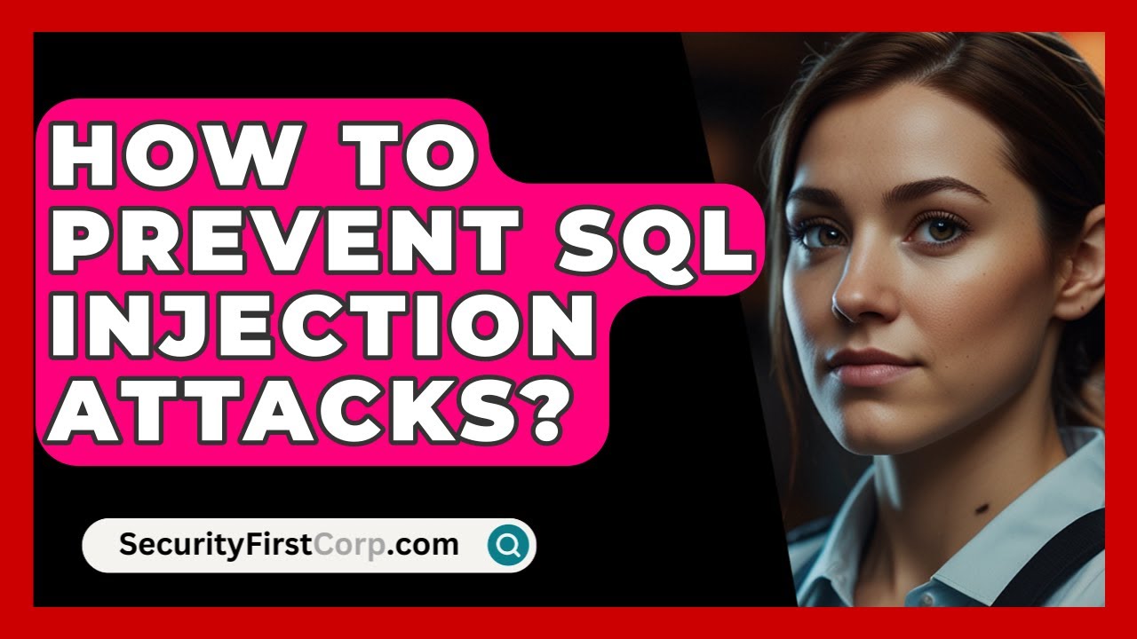 How To Prevent SQL Injection Attacks? - SecurityFirstCorp.com
