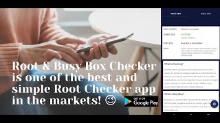 Root & BusyBox Checker - Root Check and Build Info | Root Checker App Promo Video | Link Description screenshot 1