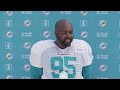 Benito Jones meets with the media | Miami Dolphins