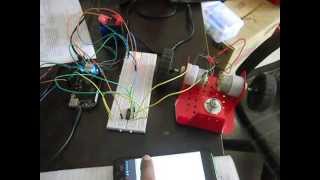 beaglebone black dc motor bluetooth android app