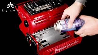 Dual-Use Portable Portative Outdoor Indoor Butane Gas Burner Heater For Camping Trips Hiking